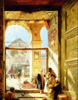 Bauernfiend, Gustav - Gate of the Great Mosque, Damascus